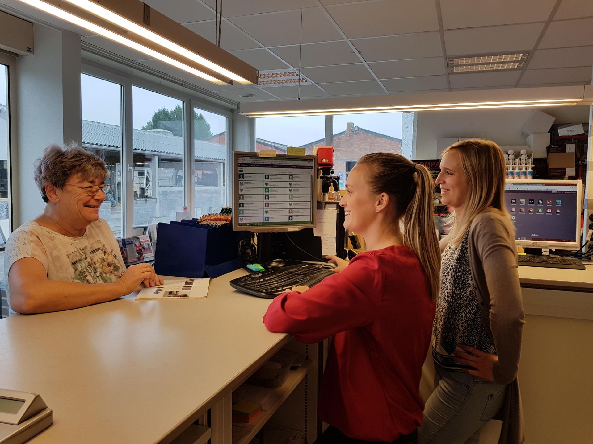 Van de Velde Bouwmaterialen onthaal